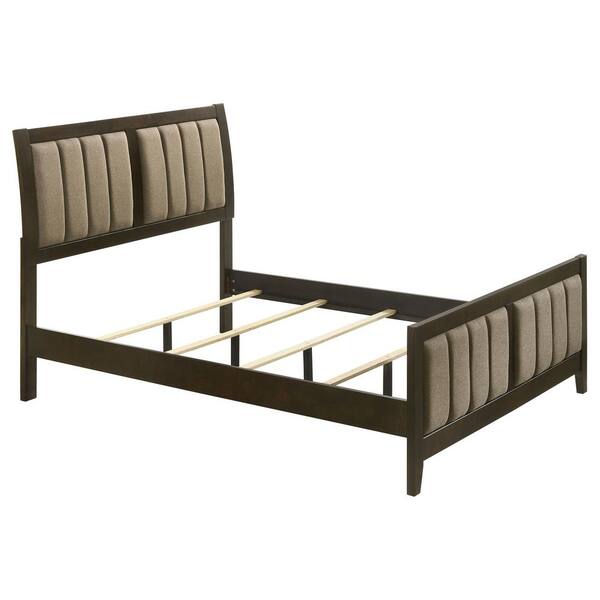 Coaster Wilkes Dark Cocoa and Brown Wood Frame Full Panel Bed with