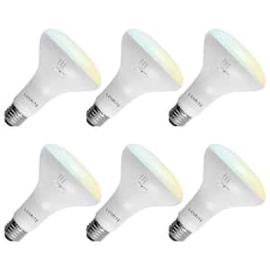 65-Watt Equivalent BR30 Dimmable LED Flood Light Bulb Damp Rated 3 Color Options (6-Pack)