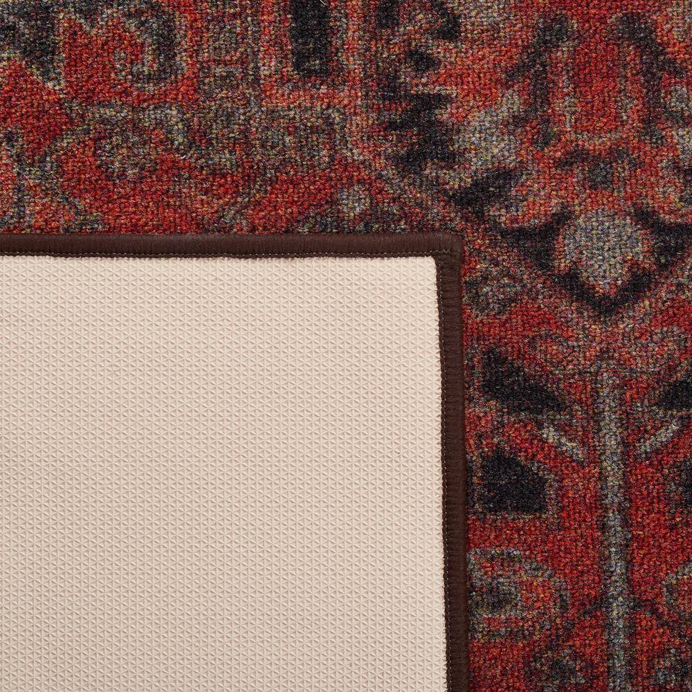 Journey Red and Navy Tufted Wool Blend Area Rug