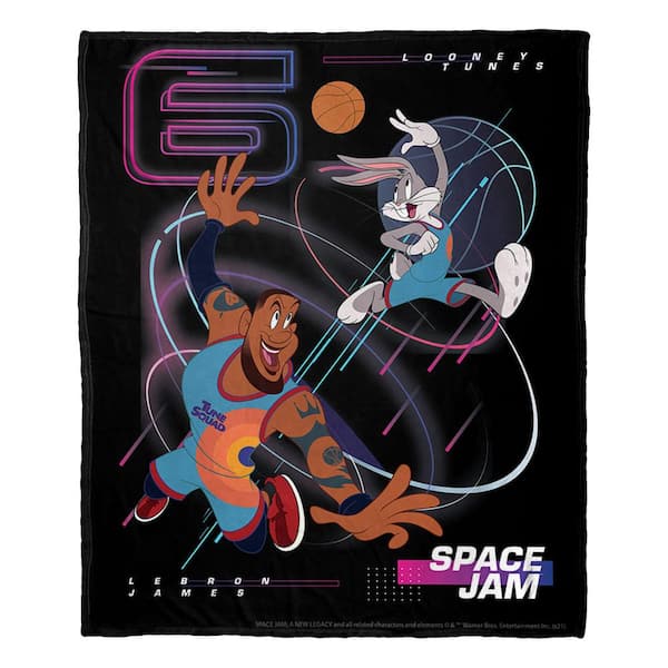 THE NORTHWEST GROUP Space Jam 2 Alley Oops Silk Touch Throw