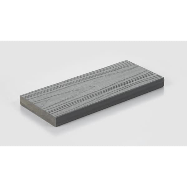 Unbranded 1 in. x 6 in. x 20 ft. Sylvanix Elite Collection Decking - Summit Grey Square Edge Fully Encapsulated