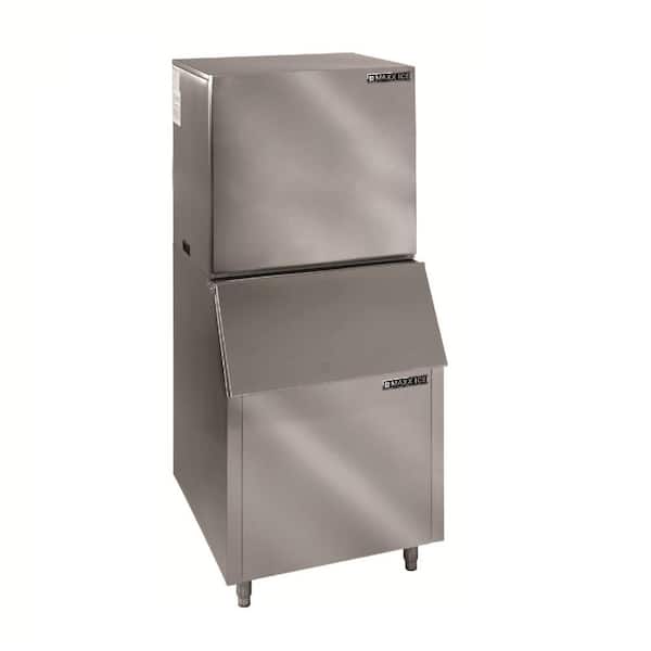 Maxx Ice 1000 lb. Freestanding Ice Maker in Stainless Steel