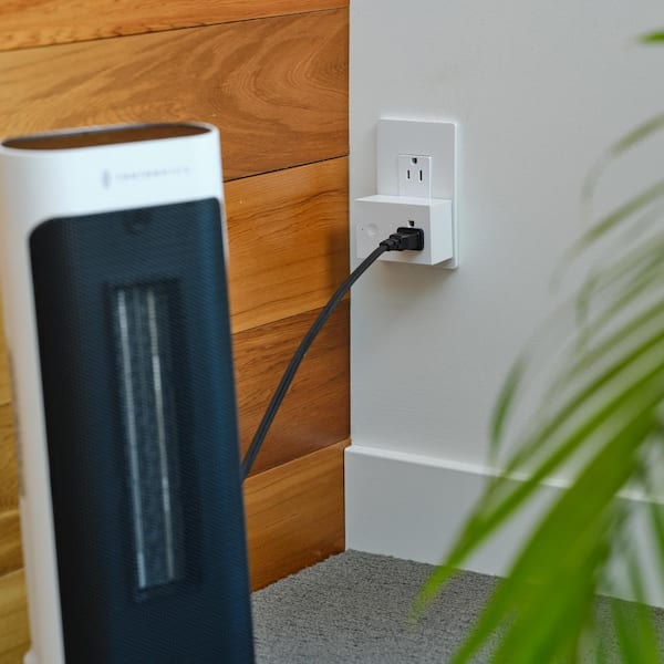 radiant with Netatmo Wireless Decorator Rocker Smart Dimmer, Smart Plug-In Switch with Netatmo, White