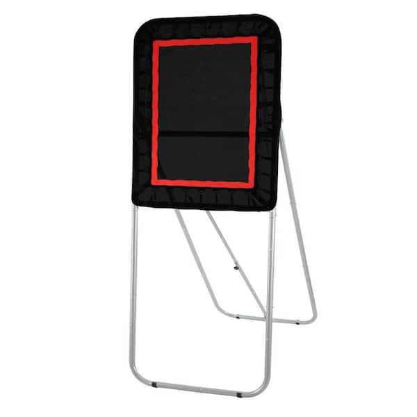 VEVOR Folding Lacrosse Rebounder 3 x 4 ft. Volleyball Bounce Back Net Adjustable Angle Shoot Practice Training Wall in. Black