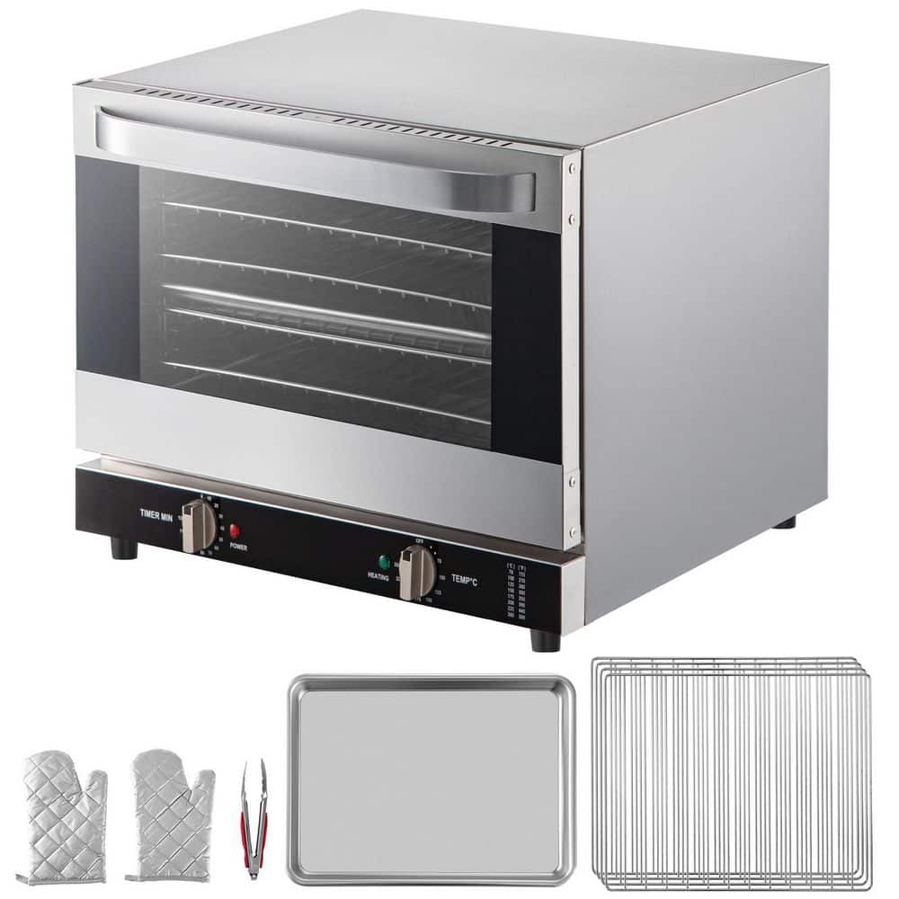 66L/60Qt. Commercial Convection Oven, 4-Tier Toaster, Electric Baking Oven with Trays, Racks, Sliver Toaster Oven price history on PriceWatchPro