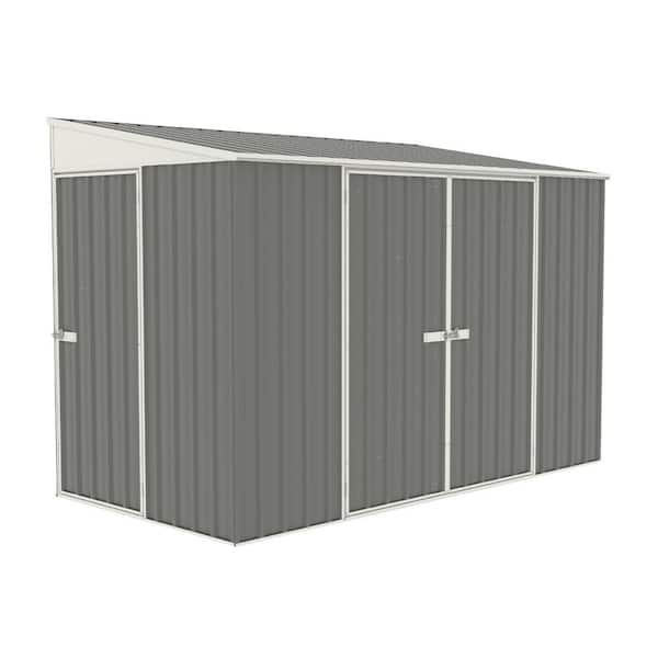ABSCO 10 ft. W x 5 ft. D Metal Bike Shed with SNAPTiTE assembly system 60 sq. ft.