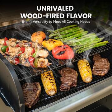 572 sq. in. Pellet Grill and Smoker in Bronze