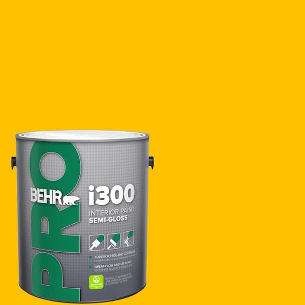 BEHR PRO 1 gal. #360B-7 Center Stage Semi-Gloss Interior Paint
