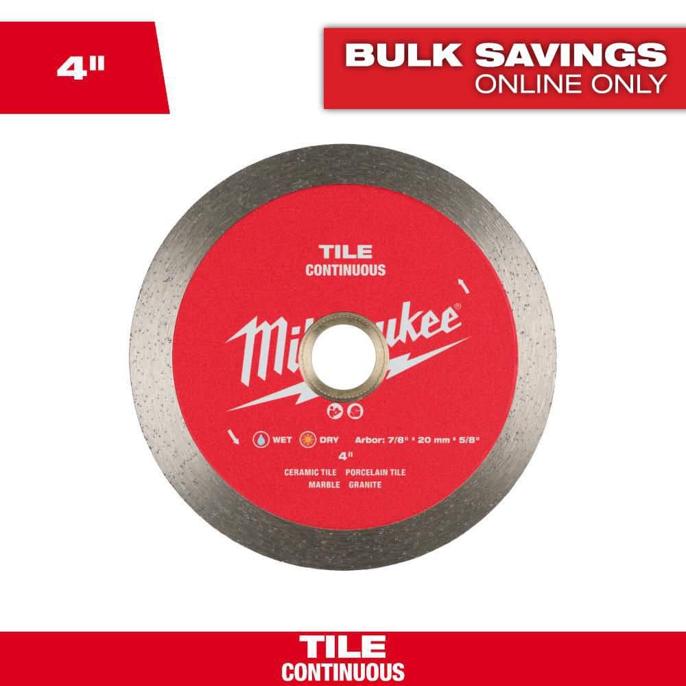 4 in. Continuous Tile Diamond Blade price history on PriceWatchPro