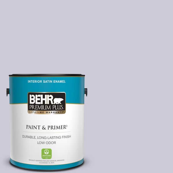 BEHR PREMIUM PLUS 1 gal. #S570-2 Magic Scent Satin Enamel Low Odor Interior Paint & Primer