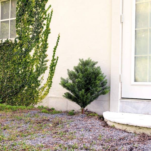 Nearly Natural 3 ft. UV Resistant Artificial Cedar Bush with