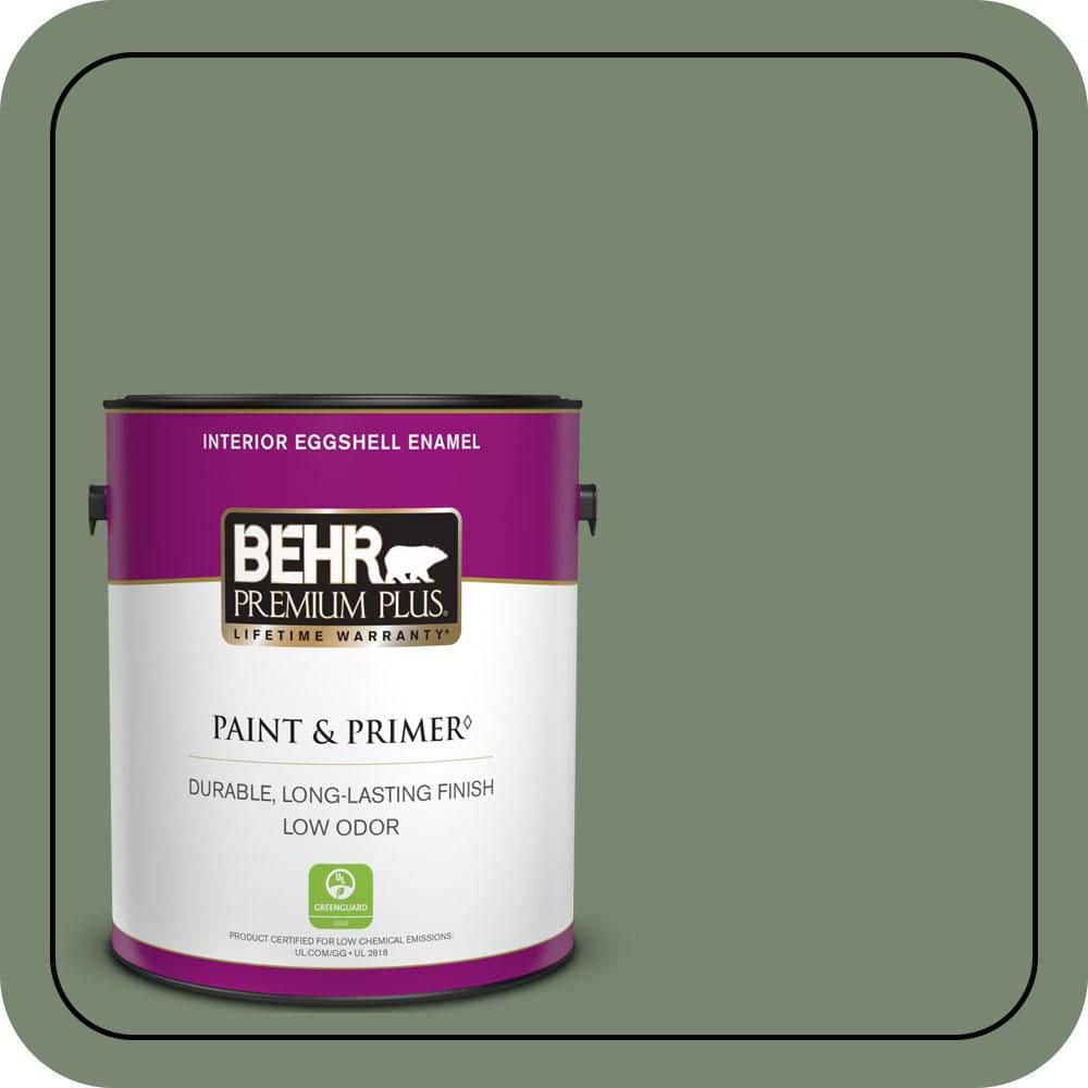 1 gal. #440F-5 Winter Hedge Eggshell Enamel Low Odor Interior Paint & Primer price history on PriceWatchPro