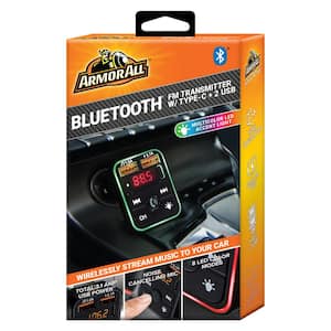 Monster Bluetooth FM Transmitter with Dual Charging Type-C PD QC3.0  MCC9-1035-BLK - The Home Depot