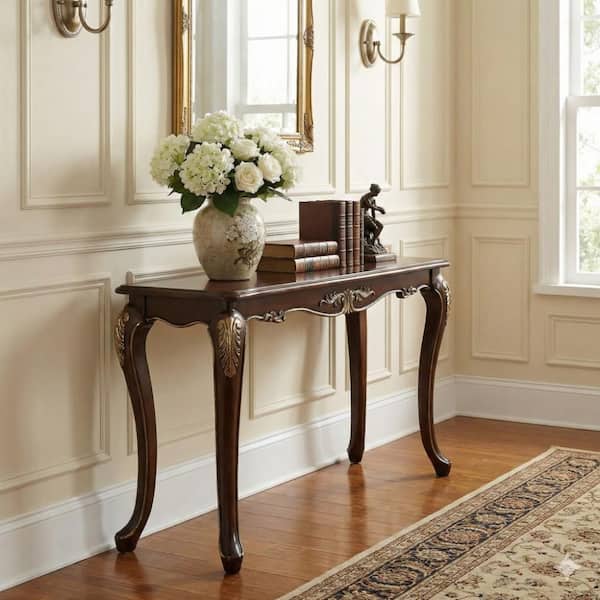 Furniture of America Bransonville 48 in. Dark Cherry Rectangle