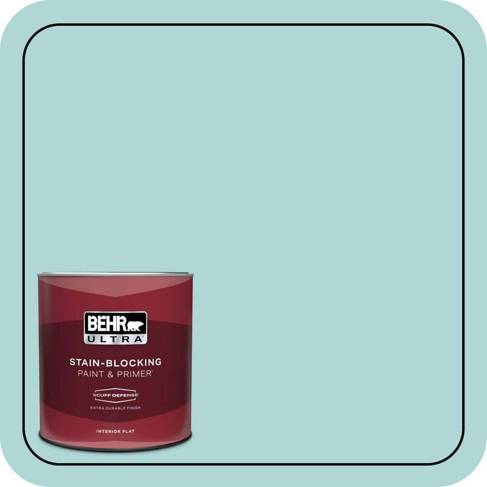 1 qt. #T12-19 Sugar Pool Extra Durable Flat Interior Paint & Primer price history on PriceWatchPro