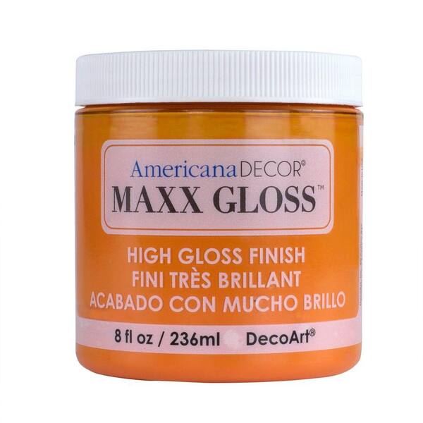 DecoArt Americana Decor Maxx Gloss 8 oz. Orange Slice Paint