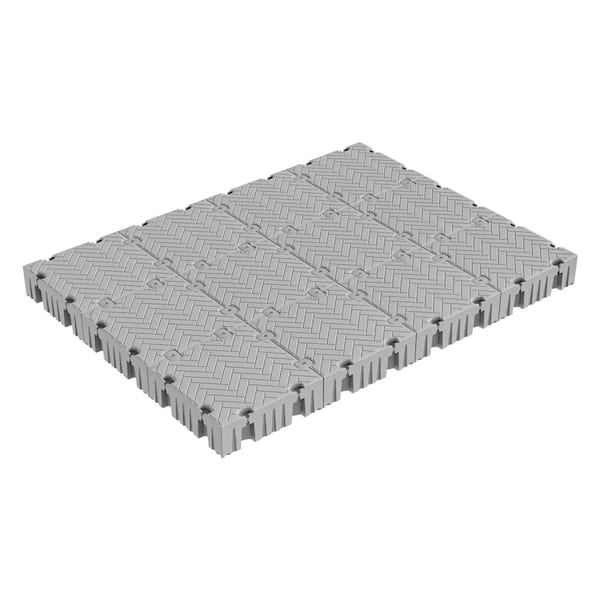 Flexx 16 ft. Floating Dock Package, Modular Floating Dock Platform or Swim Platform, Floating Boat Dock for Lakes