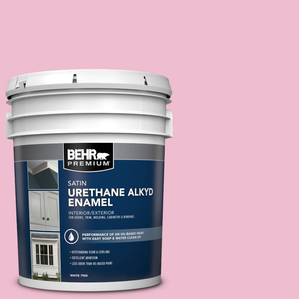 5 gal. #P130-2A Dainty Pink Urethane Alkyd Satin Enamel Interior/Exterior Paint price history on PriceWatchPro