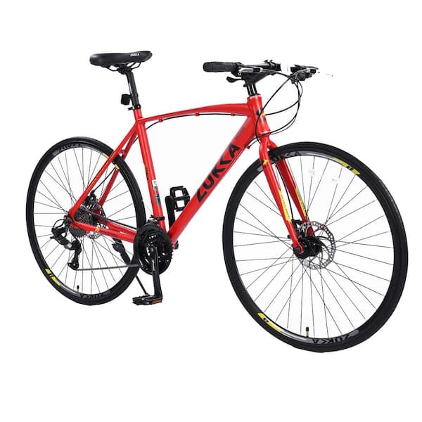 Unbranded 28 in. Brake Bicycle For Men Women's City Bicycle Red