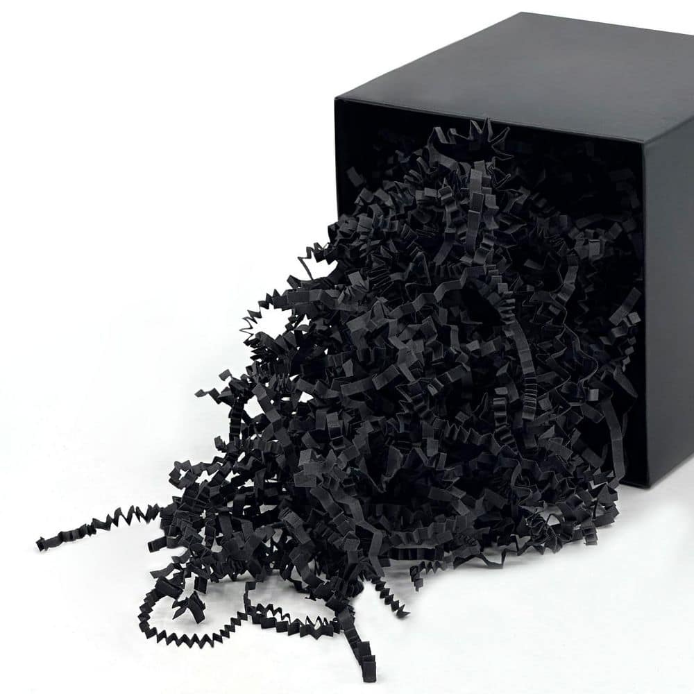 7 oz. Crinkle Paper Filler for Gift Boxes Bags and Baskets Black Recycled Material Durable Eco-Friendly price history on PriceWatchPro