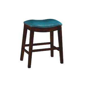 Bowen 24 in. Backless Counter Height Stool in Blue