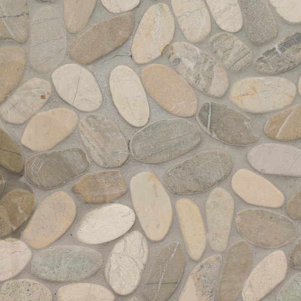 MSI Sliced Pebble Truffle 12 in. x 12 in. x 0.38 in. Tumbled