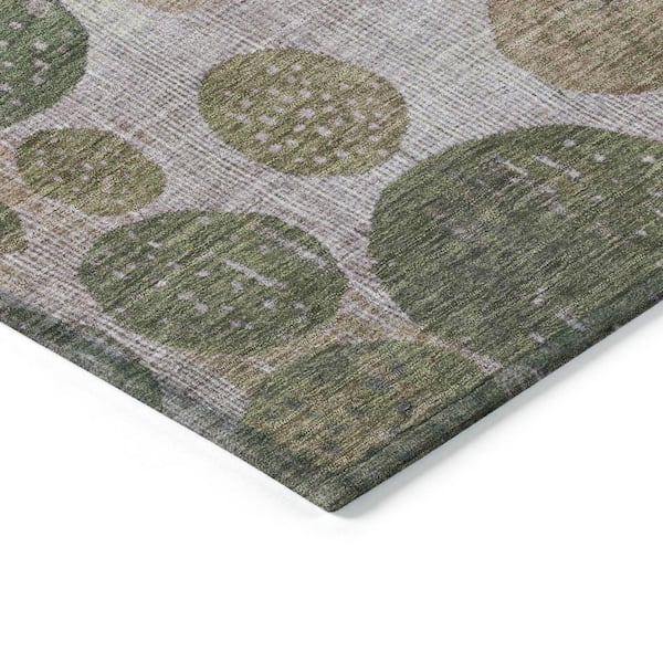 Chantille Machine Washable Indoor/Outdoor Abstract ACN1899 Taupe 5 ft. x 7 ft. 6 in. Accent Rug
