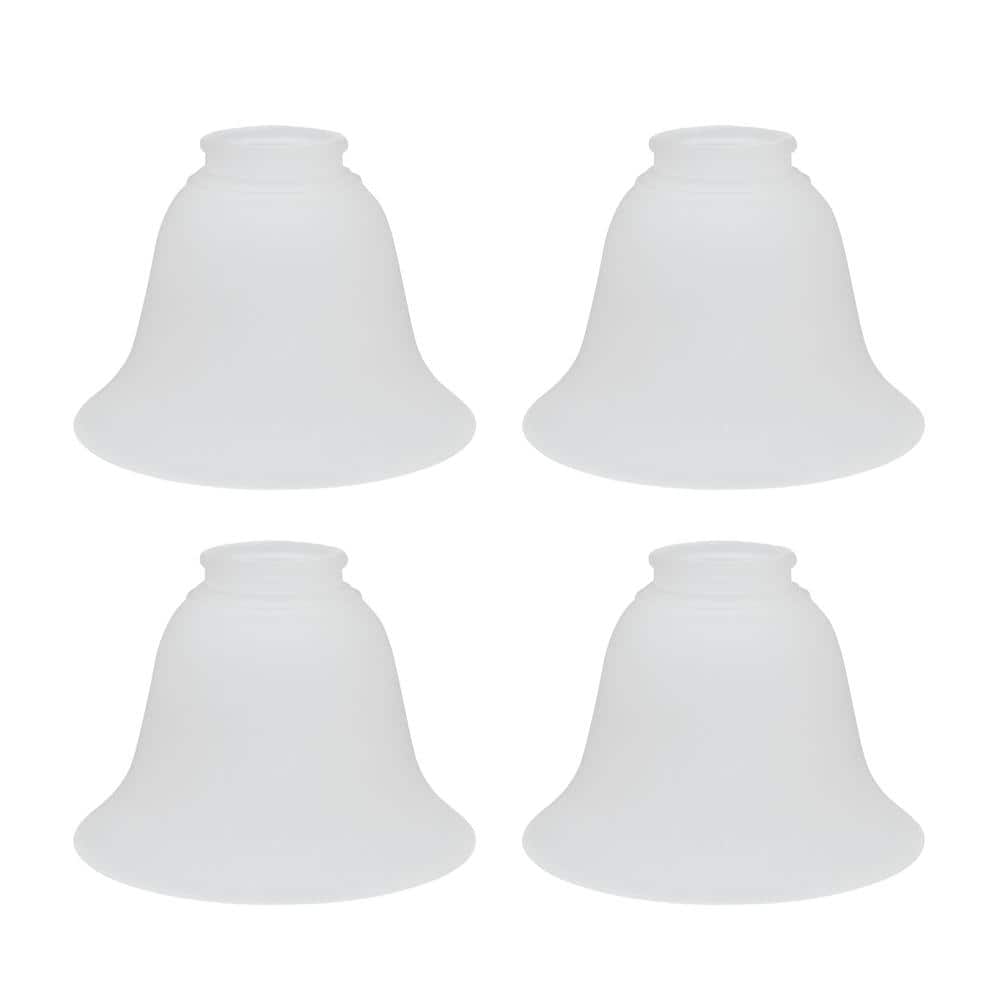 4-1/2 in. Frosted Bell Shaped Frosted Ceiling Fan Replacement Glass Shade (4-Pack) price history on PriceWatchPro