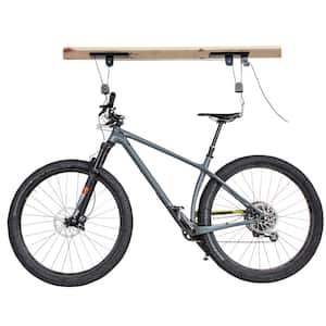 Black 1-Bike Ceiling Mount Garage Bike Rack