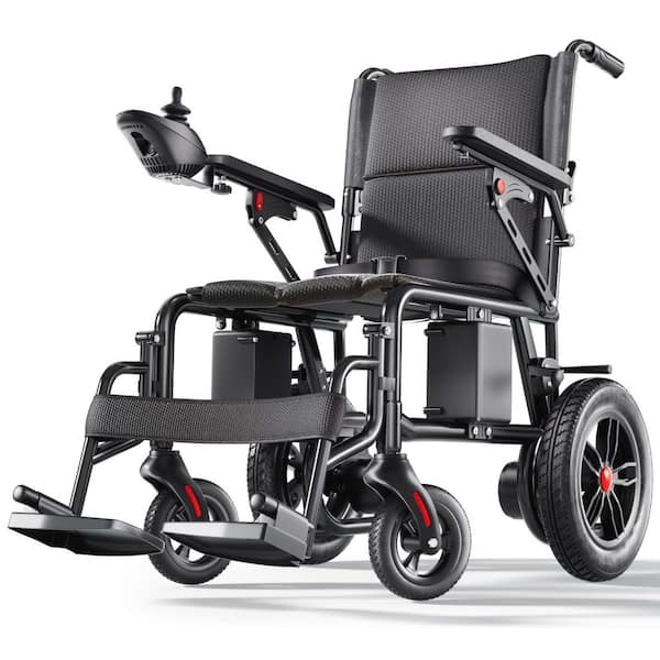 Electric Wheelchairs for Adults, Foldable Travel Motorized Wheelchairs for Seniors