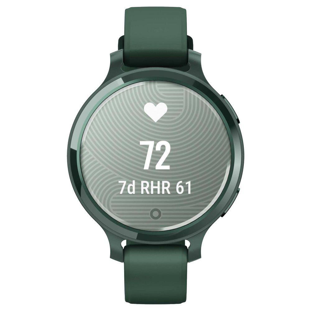 Lily 2-Active Health and Fitness GPS Smartwatch with Anodized Aluminum Bezel and Silicone Band 1.5 x .4 in - Thumbnail 2