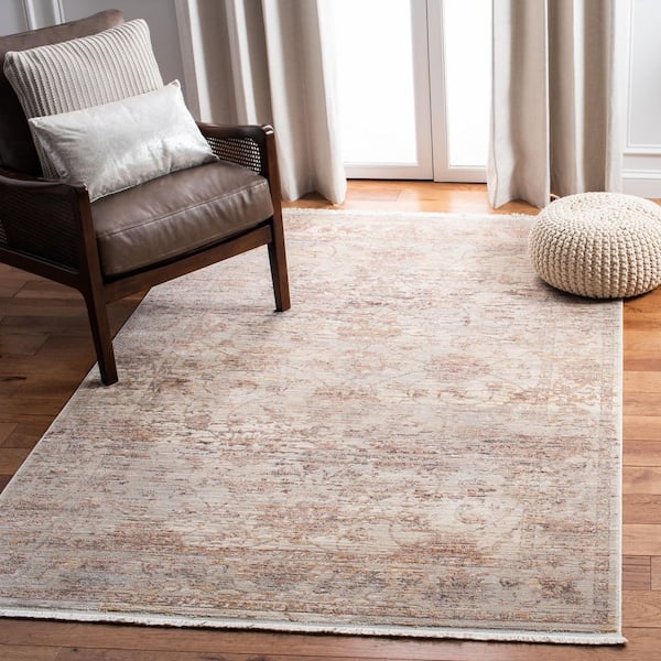 Marvel 8 ft. x 10 ft. Beige/Gold Distressed Oriental Area Rug