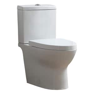 Beverly 2-Piece 1.1/1.6 GPF Dual Flush Elongated Toilet in White, Seat Included