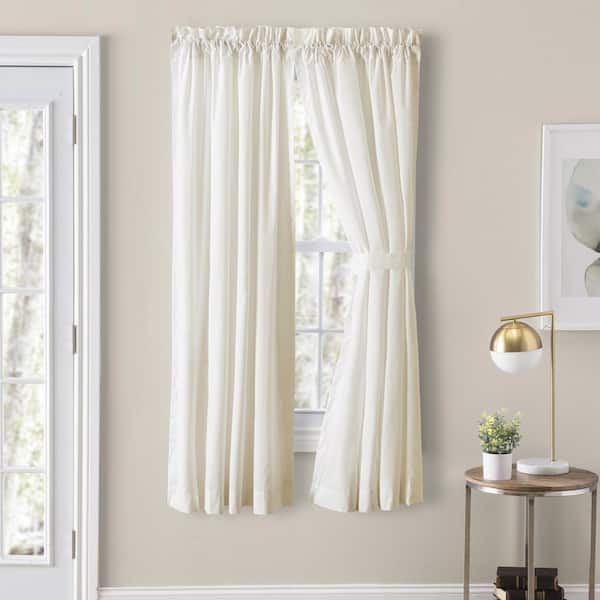 Ellis Curtain Classic Natural Polyester/Cotton 80 in. W x 84 in. L