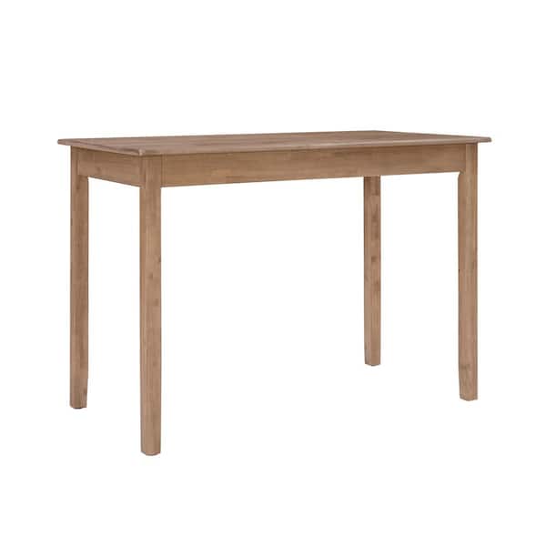 Linon Home Decor Rodman 36.25 in. H Gray Wash Wood Frame Tavern Table