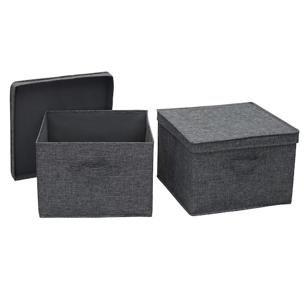 Multipurpose cardboard box lined with fabric 