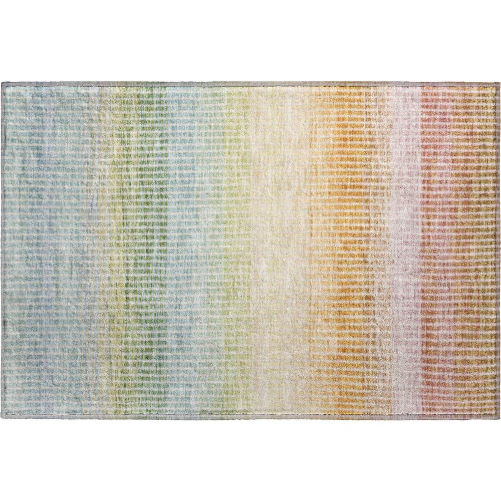 Sm Homes Rug Addison Rugs Mayfield Premium Machine Washable Abstract AMF2313 Salmon ...