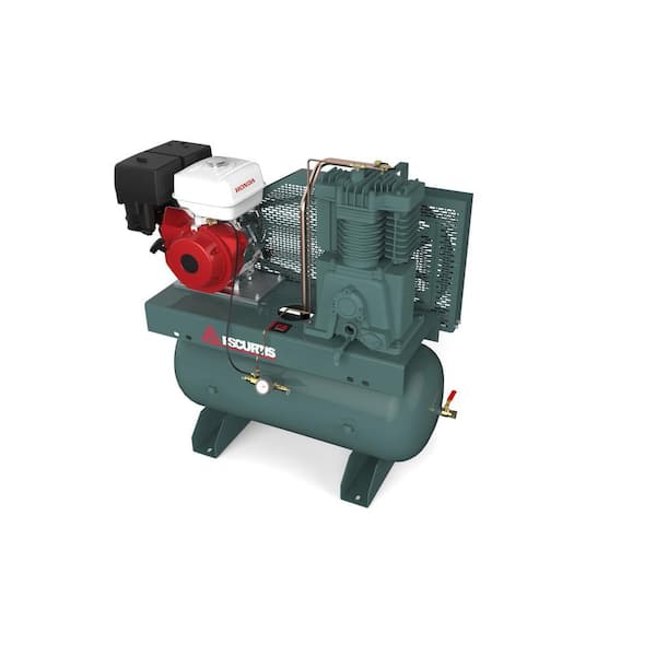 30 Gal. 13 HP Horizontal Gas Air Compressor