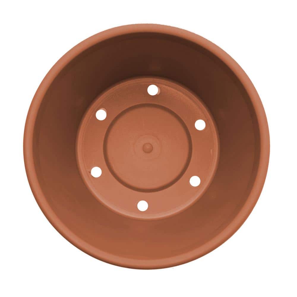 Terracotta Clay 9" x 10" Resin Tapered Planter