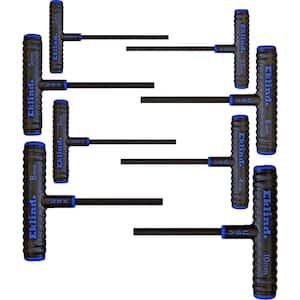 6 in. Series Power-T T-Handle Hex Key Set with Pouch Size 2 mm to 10 mm (8-Piece)