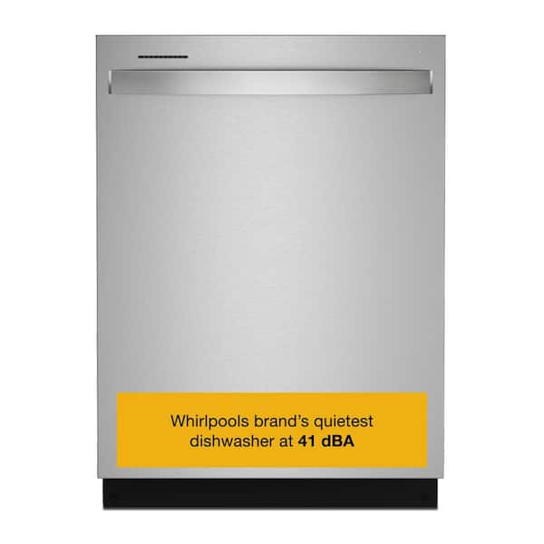 24 in. Built-In Tall Tub Dishwasher in Fingerprint Resistant Stainless Steel with 3rd Rack
