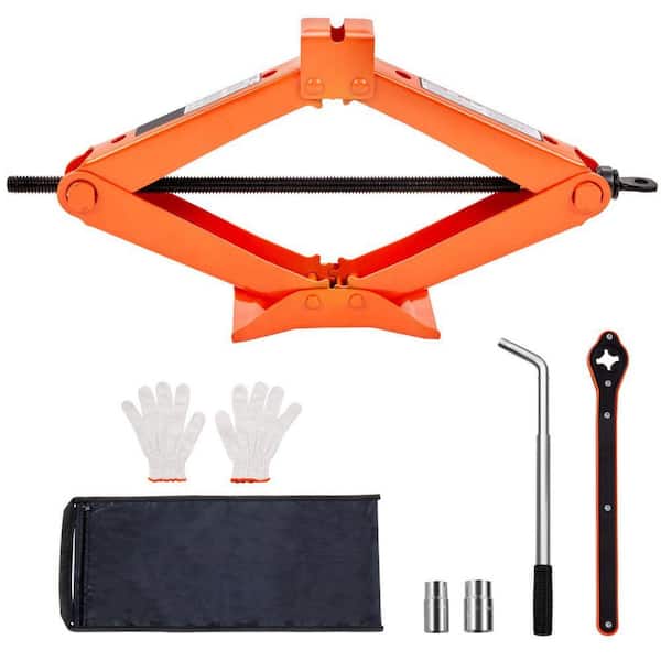 SKYSHALO Scissor Jack, 2.5 Ton/5512 lbs. Scissor Car Jack, 3.7 in