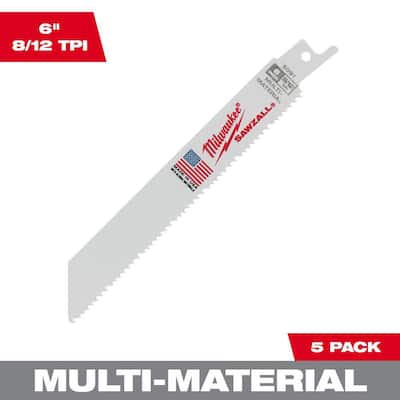 Milwaukee GIDDS2-2493820 Super Sawzall Blade 14 Teeth per Inch 4 Length 