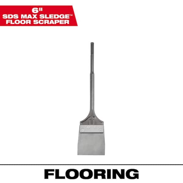 Milwaukee 6 in. SLEDGE SDS-MAX Floor Scraper