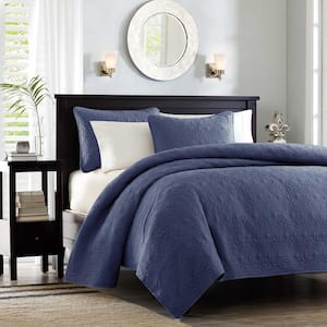 Nautica Coveside 3-Piece Gray Cotton King Quilt Set USHSA91225591 - The  Home Depot