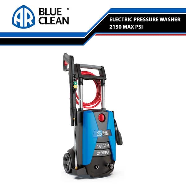 AR Blue Clean New 2150 PSI 1.6 GPM Cold Water Electric Pressure Washer with  Universal Motor BC383HSS - The Home Depot