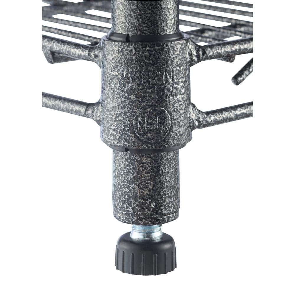 TRINITY TBFPBA0927 PRO Black 4Tier Corner Steel Wire Garage Storage