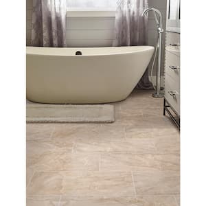 Take Home Tile Sample - Cancun Beige 12 in. x 24 in. Glazed Ceramic Floor and Wall Tile - 4 in. x 4 in