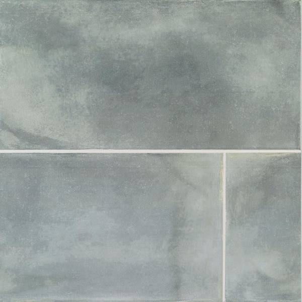 Jeffrey Court Grande Azulado Rustico 10 in. x 20 in. Subway Gloss Ceramic Wall Tile (1.345 sq. ft./Each)