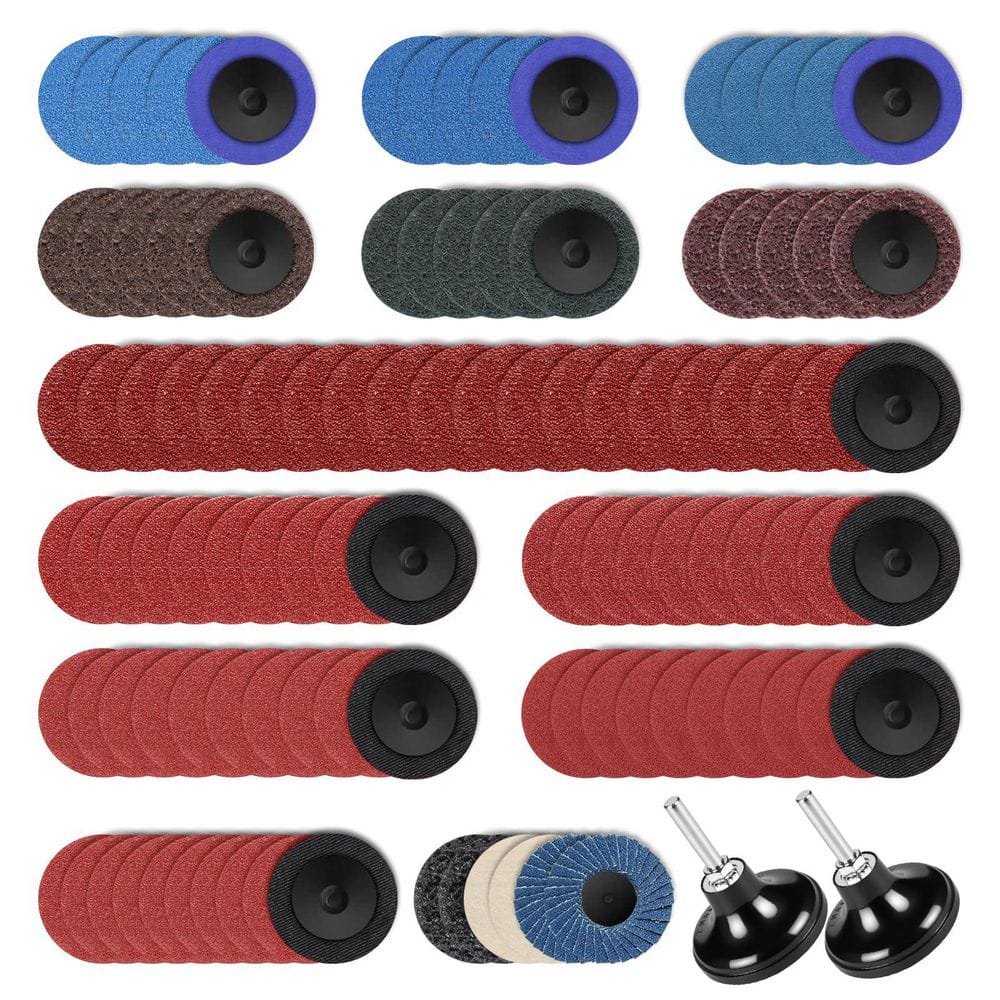 108pcs 2 Inch Sanding Discs Set Quick Change Die Grinder Disc Kit with 1/4 Inch Holder for Metal Wood Paint Rust price history on PriceWatchPro